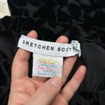 GRETCHEN SCOTT Luxe Leaf Velvet Palazzo Pants Womens XS Holiday Party Chic Event Black Photo 5