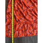 Evri Orange Floral Sleeveless Tunic‎ Top Boho Bohemian Cute Casual size 1x Photo 8