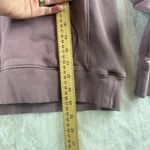 Outdoor Voices Women’s Hoodie Small Mauve Rose Pullover Kangaroo Pocket Cotton Photo 3