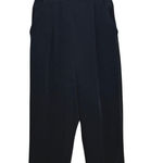 Alice + Olivia Women's Black Hiloti Cross Back Silk Blend Jumpsuit Size 2 Photo 0