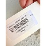 $380 NWT AMI Paris Gingham High Waisted Jacquard Denim Mini Skirt Blue 26 / 2 Photo 8