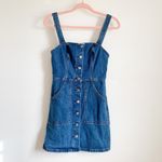 Abercrombie & Fitch Blue Denim Button Front Mini Dress XS Photo 1