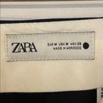 ZARA Wool Blend Elegant Black Trousers size M inseam 32” waist 32” brand new Photo 4