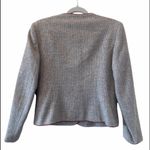 Herman Geist Vintage Button Down Wool Embroidered Flower Blazer Size 10 Photo 4