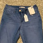 SO  Blue Skinny Jeans with Elastic Waistband Photo 1