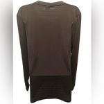 Zyia Black Chill Long Sleeve Tee Sz. XL Breathable Yoga Work Out Top Athletic Photo 4
