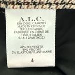 ALC Frank A.L.C Javier Split Hem Flare Plaid Houndstooth Trouser Pants Size 4 Photo 9