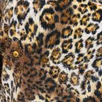 Capri longsleeves leopard sequins & beads sweater. Size large Photo 4