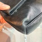 Tory Burch Womens Leather Foldover Crossbody Shoulder Bag Dena Black Size Medium Photo 13