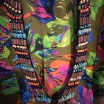 Nanette Lepore swim cover up. Size large. Fun jungle print with beading ⦠Photo 7