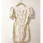 Reformation Gina puff sleeve Linen floral A-line Mini Dress Photo 5