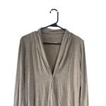 Soft Surroundings  Women's‎ Small Size Gray Lightweight V Neck Sweater Photo 1