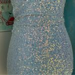 Windsor  All About The Shimmer Sequin Lace Up Dress Photo 3