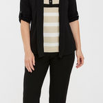 Croft & Barrow Craft and Barrow Blouse with Attached Sweater Large Photo 0