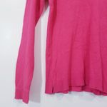 525 America  Pink V-Neck Pullover Sweater Photo 1