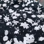 Garage Floral Criss Cross Back Crop Top in Black/White - Large, Short Sleeve Photo 11
