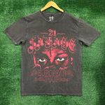 21 Savage European Tour Hip-Hop T-Shirt Size Medium Photo 0
