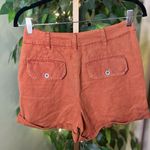 Bella Dahl  Sedona Linen Blend Rolled Cuff Utility Shorts NWT Size 26 Photo 8