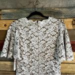 Jessica Howard  Tan and‎ White Lace Short Sleeve Dress Size 10 Photo 6