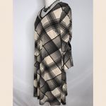 Gabby Skye Women’s  Black & Tan Criss Cross Pattern Anywhere Bell Cuffs Dress 4 Photo 2