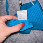 NWOT Le Peachy Positano Halter Top Blue Photo 5