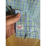 Vineyard Vines Classic Fit Murray Shirt Blue Green Plaid Button Down Women M Photo 2