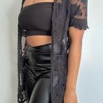 Xhilaration Black Lace Cardigan/Kimono Photo 1
