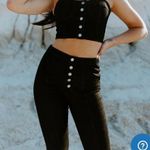 Kittenish NEW  Delaney Black Denim Pants Photo 4