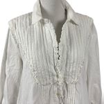 Free People Cherry Mini Dress in Optic White Size Small Western Bohemian Photo 11