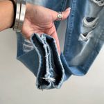 American Eagle  Distressed Super Stretch Skinny Jeggings jeans 4 Blue med Wash Photo 4