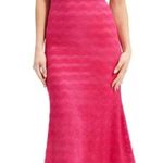 Bardot  Adoni Zigzag Midi Dress Magenta Pink 12 Photo 0