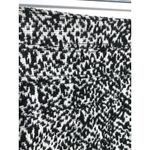 White House | Black Market WHBM Black White Abstract Knee Length Pencil Skirt 4 Career Sophisticated Modest Photo 2