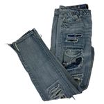 Rue 21 Premiere by jeans size 7/8 Distressed Jeans Denim Mid Rise #G2 Photo 2