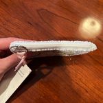 NWT Tiana NY Soleil White and Yellow Beaded Coin Purse Pouch Photo 7