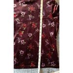 Laura Scott  Velvet Top Womens LG Purple Mock Neck Floral Grunge Fairy Whimsigoth Photo 8
