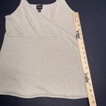 Eileen Fisher Quiet Luxury Designer Linen Cotton Silk Cross Cross Y2K Boho Tank Photo 1