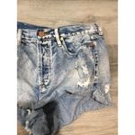 BLANK NYC Size 30 destroyed frayed hem cut off jean shorts 2" inseam Photo 4