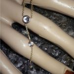 14k Gold Cz Drop Necklace Photo 8