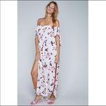 Flynn Skye  White Floral Off Shoulder Maxi Dress Photo 1