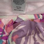 Hula Honey  Women's Bikini Bottom Pink Floral Low Rise Size Small Ruched Back Photo 2