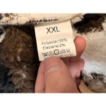 Cow Print Sherpa Vest XXL Zip Front Cozy Fleece Western Sleeveless Jacket NWT White Photo 5