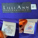 Lilli Ann Vintage Wool Blazer Purple Size 10 Photo 5