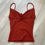 Primark  Tie Up Bustier Tank Top Rust Orange (2XS) Photo 5