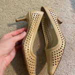 Jimmy Choo Authentic perforated leather kitten heels tan Photo 4