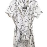 Le lis Abstract Print Sopi’s Belted Tunic Dress Size M Photo 2