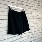 Banana Republic Black High Rise Skirt Shorts Skort Size 6 Button Fly Preppy Y2K Photo 9