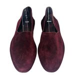 Vince Burgundy Suede D'Orsay Flats Womens 5 35 Minimalist Pointed Toe Slip-On Photo 6
