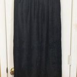 Saunder women's size 0 shaggy soft baggy, tall fit textured slouch trouser pants Black Photo 0