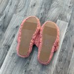 Qupid Fluffy fuzzy salmon pink slippers Size 7/8 Photo 1