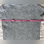 NWT Avantlook Artsy Grey Chunky Rib Knit Asymmetrical Cut Mini Dress / Tunic Photo 7